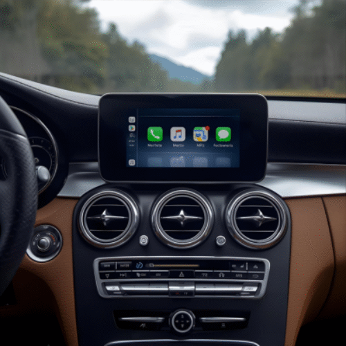 Mercedes-Benz C (W204) LHD 2011–2014 Aftermarket Radio Upgrade (Model 6512)